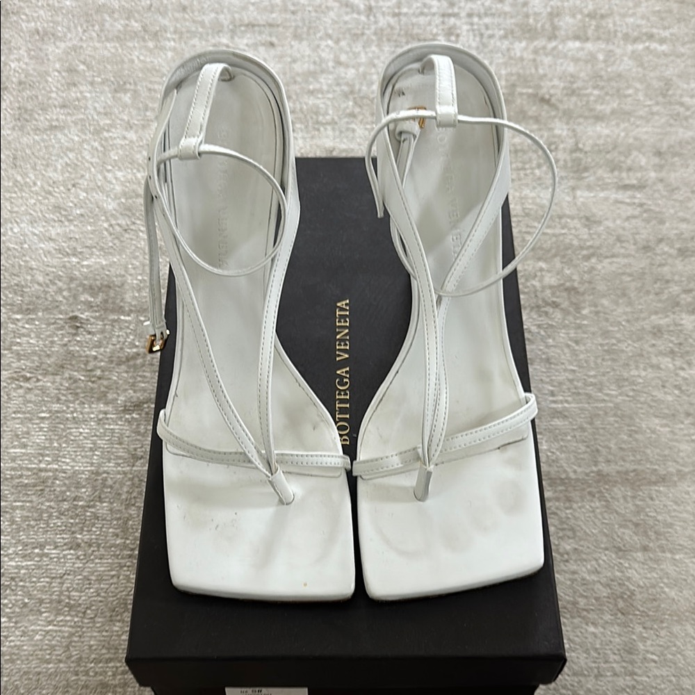 Bottega Veneta white stretch Sandals